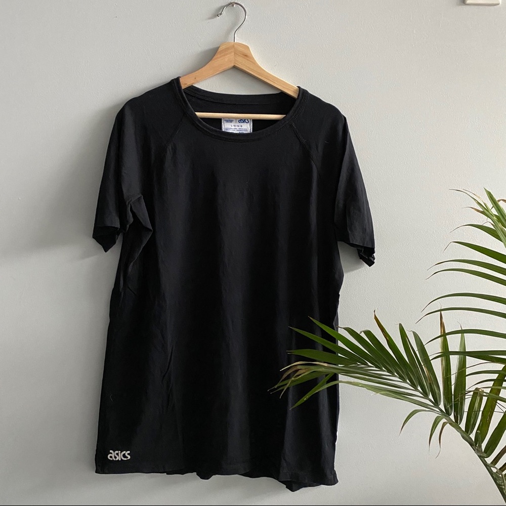 Black ASICS x Reigning Champ Long Cut T-Shirt
